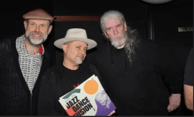 Dave Lee, Louie Vega and Colin Curtis at the Album launch